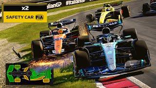 Mayhem at Monza...TWO Safety Cars & A SHOCK Winner in F1 24 Career…