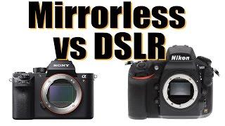 Mirrorless vs DSLR - what's the real issue?
