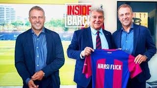 HANSI FLICK: HIS FIRST DAY AT FC BARCELONA 