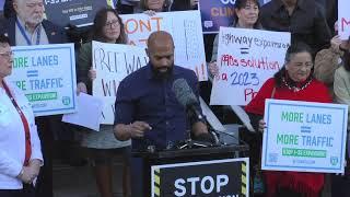 "I-35 is perpetuating racism" - Misael Ramos (I-35 lawsuit press conference 1/29/24)