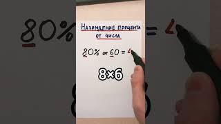 Найти процент от числа