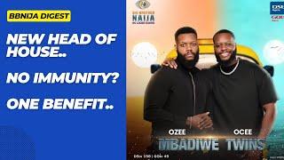 THE MBADIWE TWINS WINS THE FIRST-EVER HEAD OF HOUSE IN BBNAIJA SEASON 9