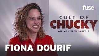 Cult of Chucky Star Fiona Dourif On Her Dad Voicing The Doll | Fuse