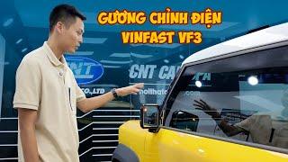 Gương chỉnh điện Vinfast VF3 đã có - món đồ khó không nâng cấp| Xế Cộng