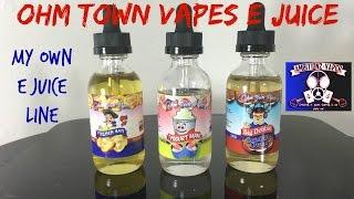 Ohm Town Vapes (My Own) E Juice Line AmbitionZ VapeR