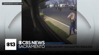 Sacramento County Republican Party headquarters vandalized