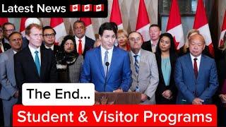 END OF VISITOR VISA, SDS STUDENT CATEGORY, IMMIGRATION | Shocking Canada Updates