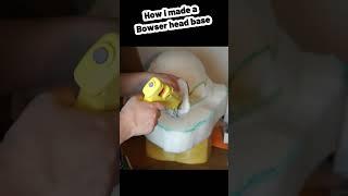 How I made a Bowser foam head base for cosplay #costume #cosplay #howto #tutorial #bowser