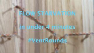 Flow Starvation Explained in Under 4 Minutes! (Learn mechanical ventilation and #VentRounds)