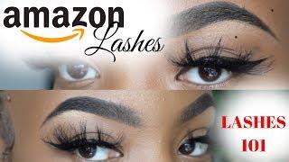 FALSE LASHES FOR BEGINNERS + BOMB AFFORDABLE LASHES FROM AMAZON