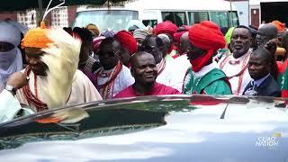 HRH Emir of Kano SAN receives Dein of Agbor and Olu of Warri