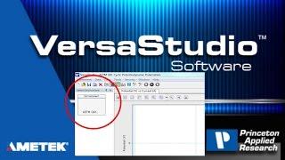 Electrochemistry - VersaStudio Tutorial: Pin and Move Select Instrument and Data View Windows