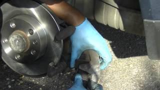 VW Golf Jetta Rear Brake Pads and Rotor Disc Change Simple & Easy