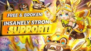 NEW BROKEN BUFFER! KACHINA IS A MUST BUILD! HOW TO BUILD HER FOR MAX DMG|GENSHIN KACHINA BUILD GUIDE