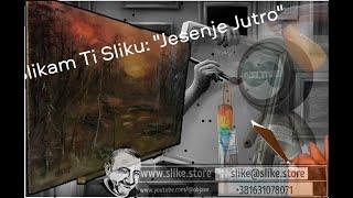 ️ Slikam ti Sliku: Slikamo Zajedno umetničku sliku "Jesenje Jutro" (Akril na Platnu)️