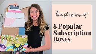 I ~Honestly~ Review 8 Popular Subscription Boxes