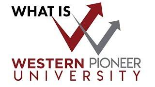 What is Western Pioneer University