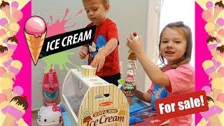 Melissa & Doug Ice Cream Shop in Our Living Room - Pretend Play