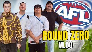 FOOTY IS BACK...SORT OF [AFL ROUND ZERO VLOG]