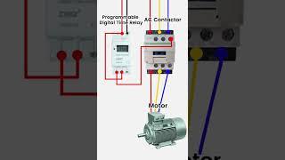 CSQ Programmable digital time relay motor controller wiring method