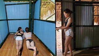 How to make a bamboo house door, decorate the bedroom for my house- wild life beauty