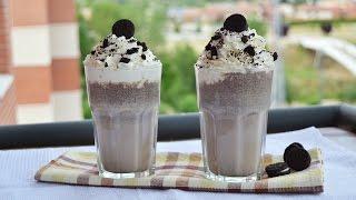 Oreo Vanilla Ice Cream Milkshake - Easy Homemade Oreo Milkshake Recipe