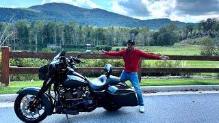 I TOOK MY STREETGLIDE TO THE MOUNTAINS …lets put it to the test #theyknowyktv