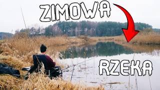 Lecimy z PLECAKIEM na FEEDER - Zimne zimowe wędkowanie w rzece - Rozpoczęcie sezonu !!!