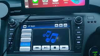 Road Top CarPlay 8.8 inch portable screen start-up demonstration