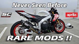 Aprilia Tuono RARE Mods! Exhaust +