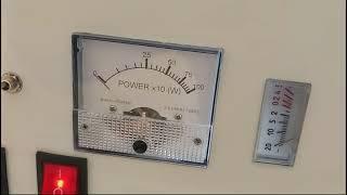 Analog powermeter scale design and test by YO6PMX