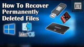 how to recover permanently deleted data in windows 10