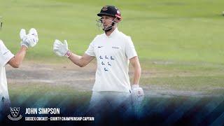 John Simpson proud to captain Sussex back to Division One