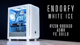 Endorfy White ICE | ARX 500 ARGB |  Ryzen 7 9800 X3D | ASUS RTX 4070 Super | #ASMR PC Build