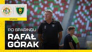 Trener Rafał Górak po meczu sparingowym Zagłębie Lubin - GKS Katowice 1:1 (13.07.2024)