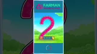 Trace Number 2 | Farman Academy Kids #kidfriendly #kidsacademy #familyfriendly #learningisfun