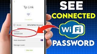 How to See Connected Wifi Password without QR Code 2025