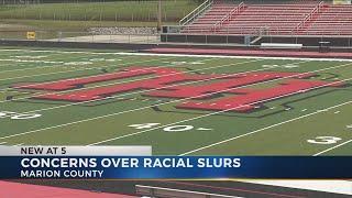 Parents say racials slurs shouted at Marion students during homecoming football game