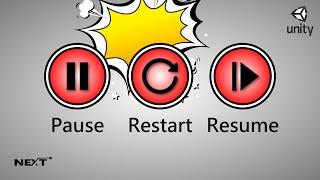 Pause and Resume Button in Unity.