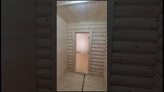 Баня из бревна камерной сушки 4х6 за 4 дня. Без усадки. Без проживания рабочих