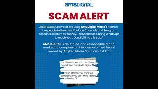 SCAM ALERT