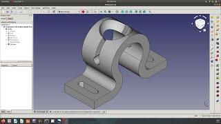 FreeCad 0.18 - Create Model Practice 01