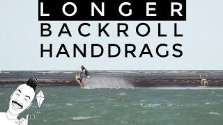 How to do MASSIVE Backroll Hand Drags & Stop CRASHING | Kitesurfing tutorial | Get High with Mike