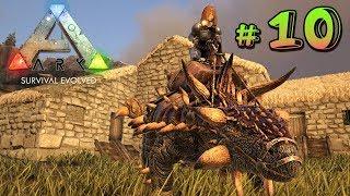 ARK Survival Evolved на карте Ragnarok - Улучшаем дом, приручаем живность   - (10)