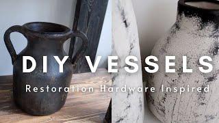 DIY Home Decor 2020 | Restoration Hardware Inspired Vessels | Restoration Hardware Look for Less