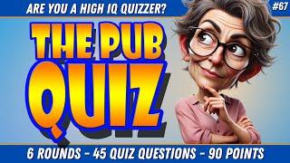 45 Epic TRIVIA NIGHT PUB QUIZ Questions for High IQ Quizzers!