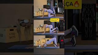 SIKI KALÇA VE BACAKLAR İÇİN 3 ETKİLİ HAREKET  #viral #spor #egzersiz #fitness #keşfetteyiz #keşfet