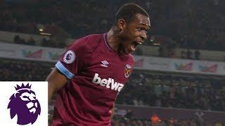 West Ham take the lead through Issa Diop's header against Fulham | Premier League | NBC Sports