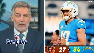 NFL GAMEDAY | Justin Herbert is MVP! - Kurt Warner on Chargers beat Bengals 34-27, Joe Burrow 3 TD