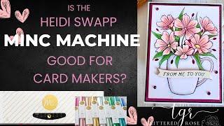 Is The Minc Machine Good For Card Makers? Let's Have A Look How Toner Foils Look On Handmade Cards.